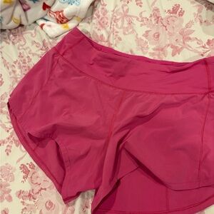 Pink Athletic Shorts LULULEMON